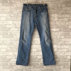 Lucky easy rider light wash button fly jeans